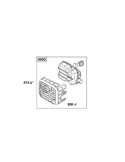 I - GRUPPO GAS DI SCARICO B&S - 09 €¦ 09P702-0240-H5 brand Stihl